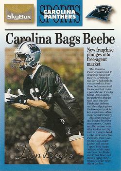 Don Beebe Carolina Panthers 1995 SkyBox Premium NFL #15